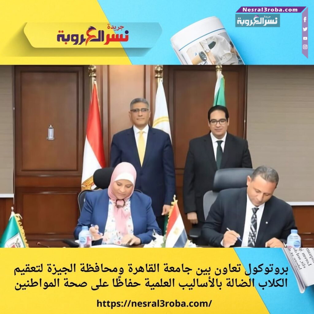 بروتوكول تعاون بين جامعة القاهرة ومحافظة الجيزة لتعقيم الكلاب الضالة بالأساليب العلمية حفاظًا على صحة المواطنين