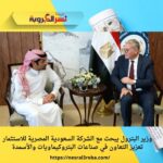 وزير البترول يبحث مع الشركة السعودية المصرية للاستثمار تعزيز التعاون في صناعات البتروكيماويات والأسمدة