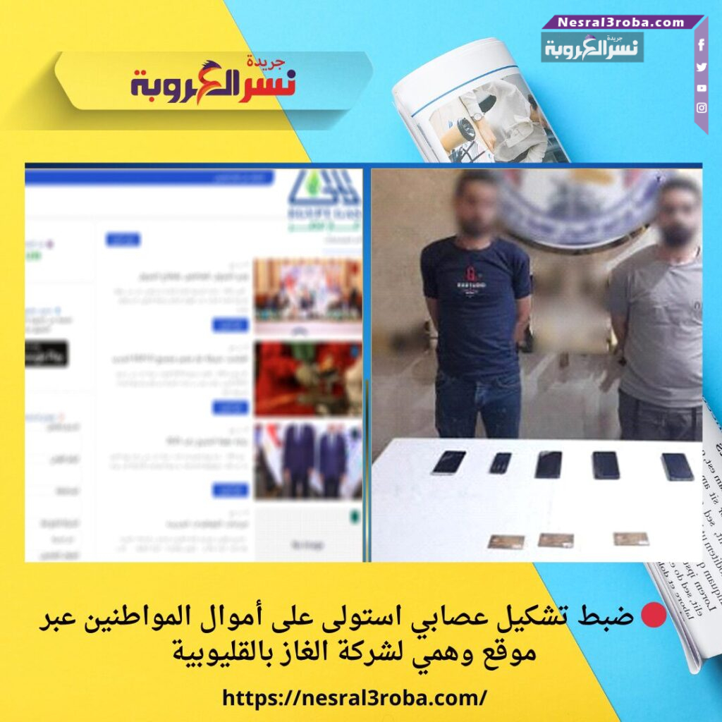 🔴 ضبط تشكيل عصابي استولى على أموال المواطنين عبر موقع وهمي لشركة الغاز بالقليوبية