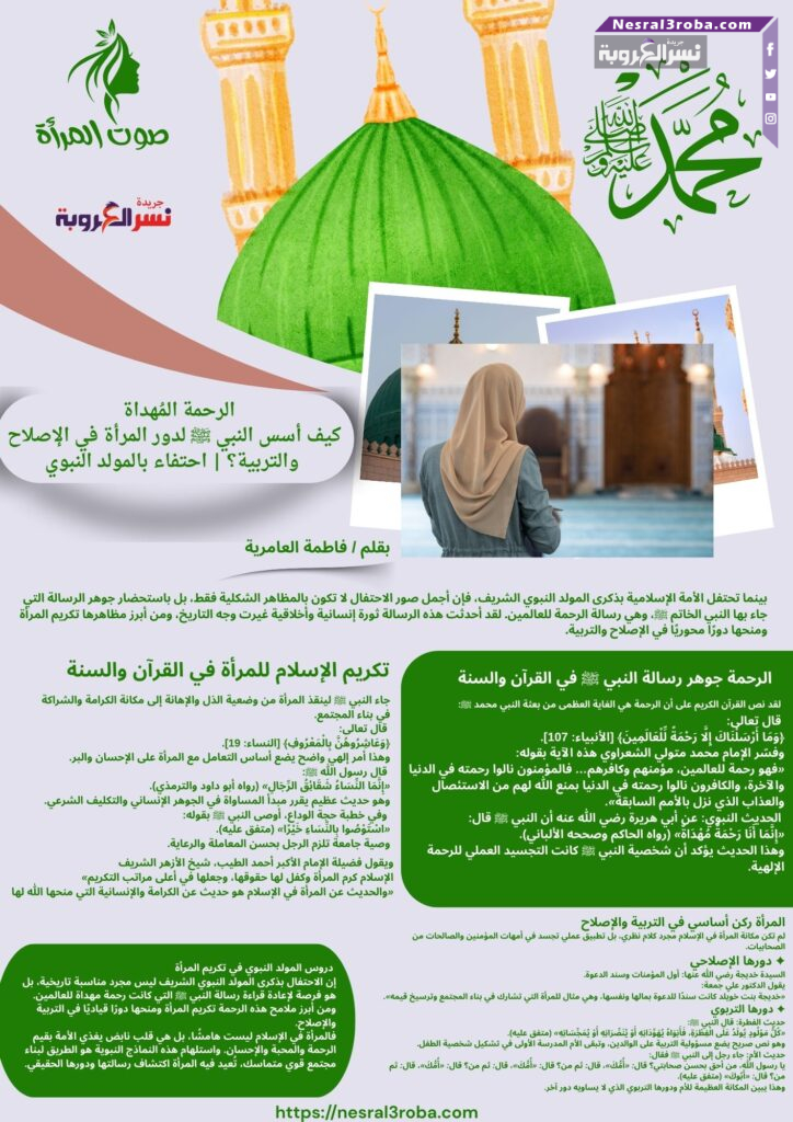 الرحمة المُهداة: كيف أسس النبي ﷺ لدور المرأة في الإصلاح والتربية؟ | احتفاء بالمولد النبوي