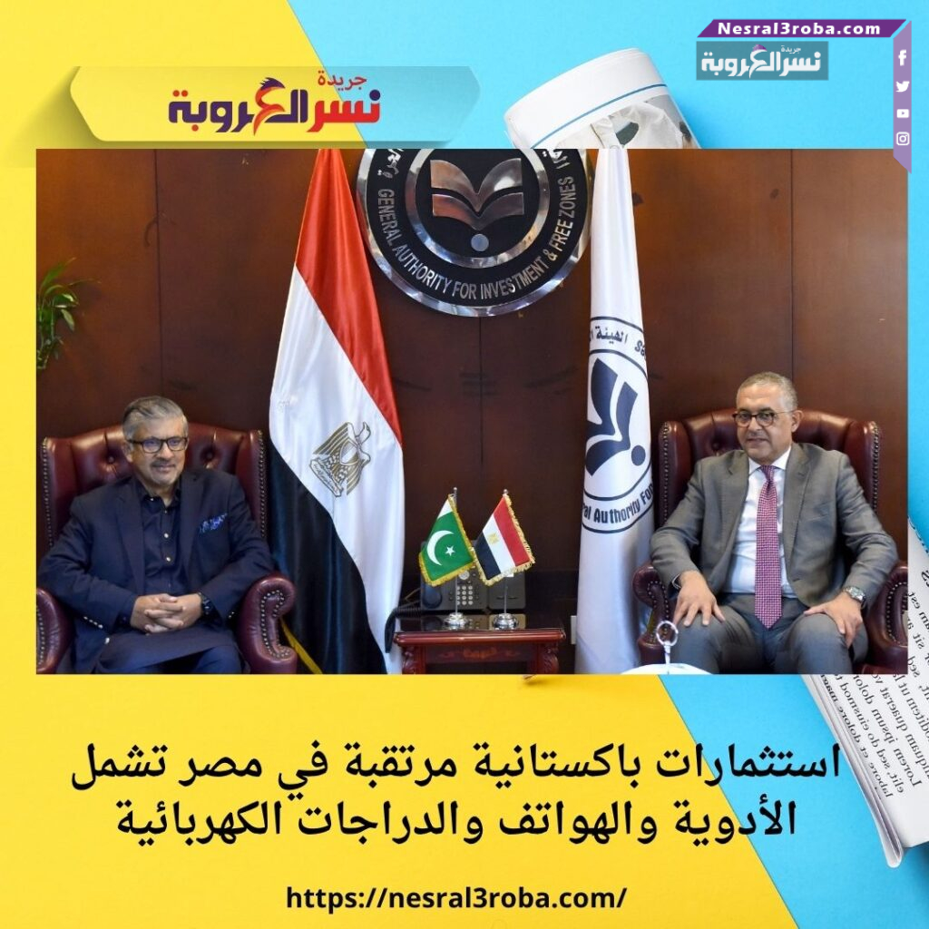 استثمارات باكستانية مرتقبة في مصر تشمل الأدوية والهواتف والدراجات الكهربائية