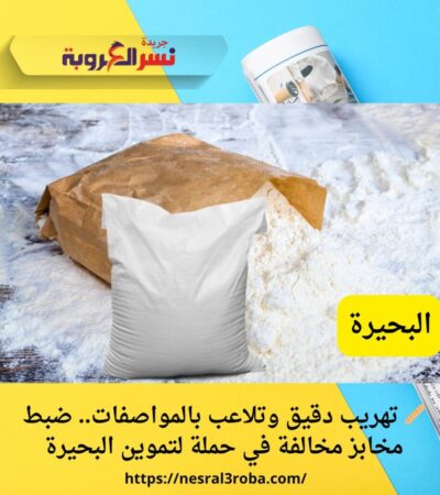 🥖 تهريب دقيق وتلاعب بالمواصفات.. ضبط مخابز مخالفة في حملة لتموين البحيرة