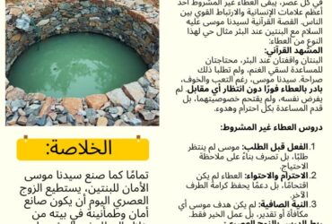 العطاء غير المشروط: من سيدنا موسى إلى الزوج العصري