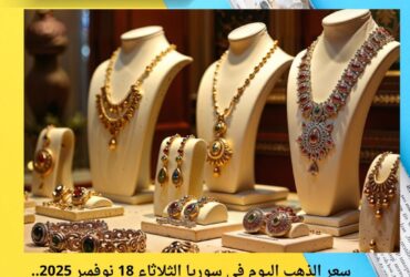 سعر الذهب اليوم في سوريا الثلاثاء 18 نوفمبر 2025.. تراجع في غرام الذهب عيار 21 وارتفاع محدود عالميًا
