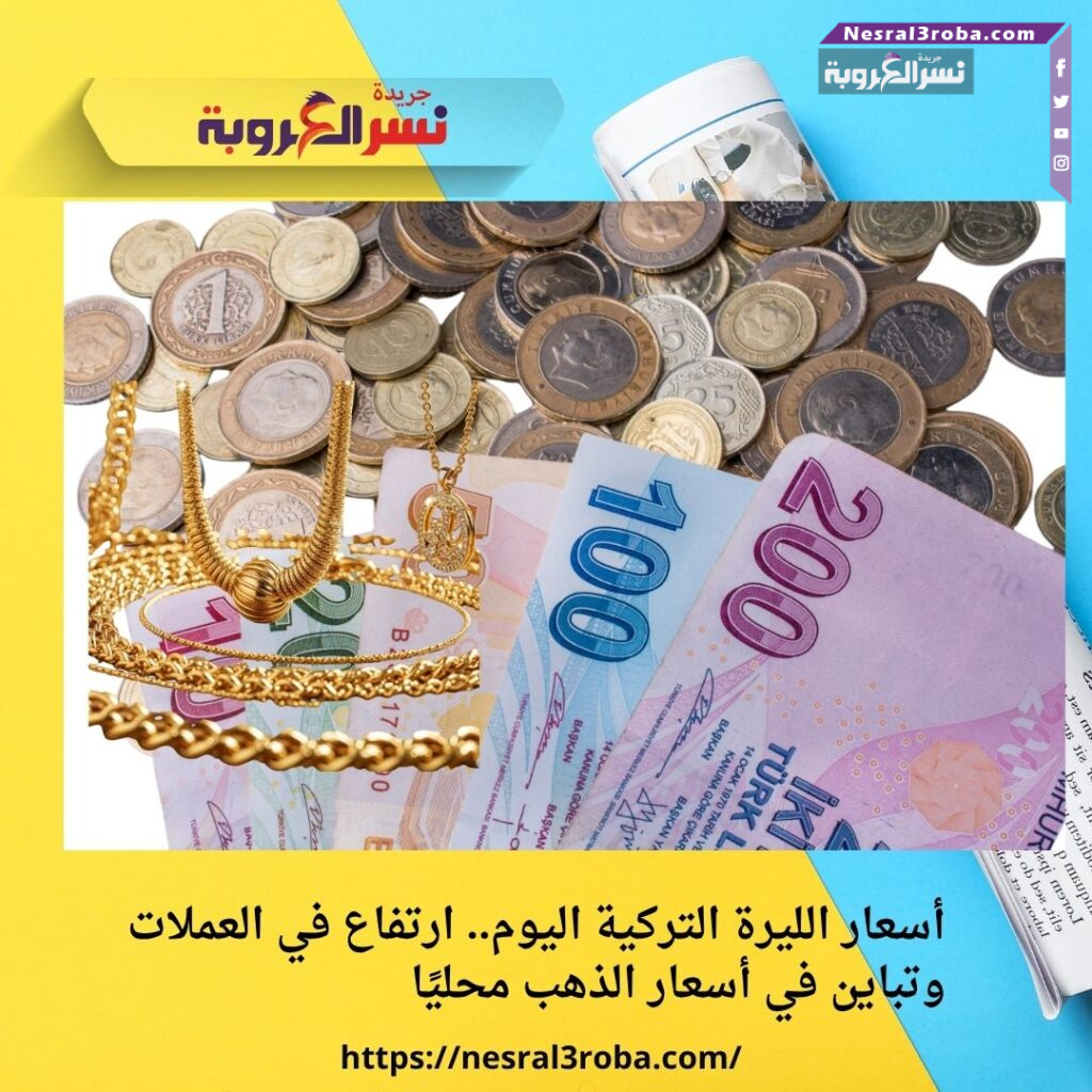 أسعار الليرة التركية اليوم.. ارتفاع في العملات وتباين في أسعار الذهب محليًا