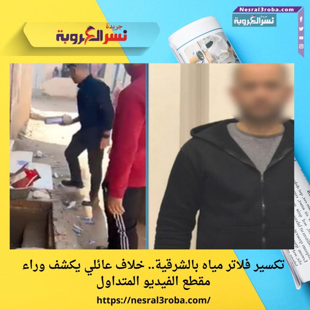 تكسير فلاتر مياه بالشرقية.. خلاف عائلي يكشف وراء مقطع الفيديو المتداول