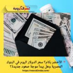 🔻 الأخضر بكام؟ سعر الدولار اليوم في البنوك المصرية وهل يبدأ موجة صعود جديدة؟
