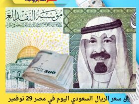 ﷼ سعر الريال السعودي اليوم في مصر 29 نوفمبر 2025.. استقرار حول 12.70 جنيه للبيع