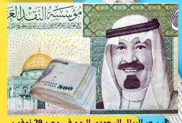 ﷼ سعر الريال السعودي اليوم في مصر 29 نوفمبر 2025.. استقرار حول 12.70 جنيه للبيع
