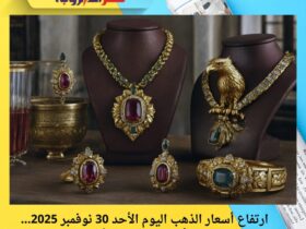 ارتفاع أسعار الذهب اليوم الأحد 30 نوفمبر 2025… قفزة جديدة بأسواق المعدن الأصفر في مصر 30 ارتفاع أسعار الذهب اليوم الأحد 30 نوفمبر 2025… قفزة جديدة بأسواق المعدن الأصفر في مصر