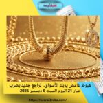 هبوط غامض يربك الأسواق.. تراجع جديد يضرب عيار 21 اليوم السبت 6 ديسمبر 2025