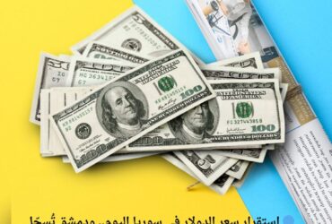 🔵 استقرار سعر الدولار في سوريا اليوم.. ودمشق تُسجّل 12,075 ليرة للمبيع