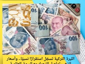 الليرة التركية تسجّل استقرارًا نسبيًا.. وأسعار الذهب تواصل التحرك مع السوق العالمية 51 الليرة التركية تسجّل استقرارًا نسبيًا.. وأسعار الذهب تواصل التحرك مع السوق العالمية
