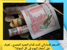 "الدرهم الإماراتي ثابت قدام الجنيه المصري.. تعرف على أسعار اليوم في كل البنوك!" 36 "الدرهم الإماراتي ثابت قدام الجنيه المصري.. تعرف على أسعار اليوم في كل البنوك!"