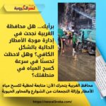 محافظ الغربية يتحرك الآن: متابعة لحظية لكسح مياه الأمطار وإزالة التجمعات من الشوارع والمحاور الحيوية