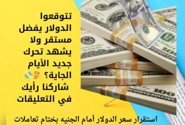 استقرار سعر الدولار أمام الجنيه بختام تعاملات الجمعة 12 ديسمبر 2025 بالبنوك 💵📊