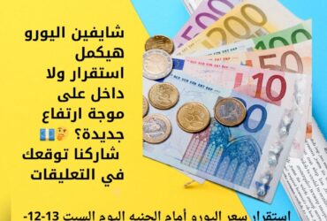 شايفين اليورو هيكمل استقرار ولا داخل على موجة ارتفاع جديدة؟ 🤔💶 شاركنا توقعك في التعليقات 👇