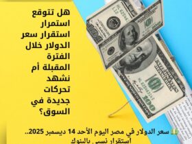 💵 سعر الدولار في مصر اليوم الأحد 14 ديسمبر 2025.. استقرار نسبي بالبنوك 43 💵 سعر الدولار في مصر اليوم الأحد 14 ديسمبر 2025.. استقرار نسبي بالبنوك