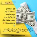 الدولار رايح على فين؟.. تراجع ملحوظ في سعر الدولار مقابل الليرة السورية اليوم الإثنين 15 ديسمبر 2025
