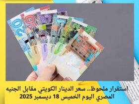 استقرار ملحوظ.. سعر الدينار الكويتي مقابل الجنيه المصري اليوم الخميس 18 ديسمبر 2025 30 استقرار ملحوظ.. سعر الدينار الكويتي مقابل الجنيه المصري اليوم الخميس 18 ديسمبر 2025