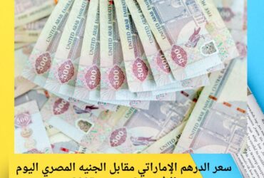 سعر الدرهم الإماراتي مقابل الجنيه المصري اليوم الإثنين 22 ديسمبر 2025
