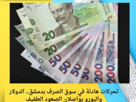 تحركات هادئة في سوق الصرف بدمشق.. الدولار واليورو يواصلان الصعود الطفيف