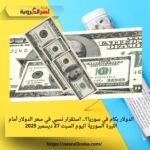 الدولار بكام في سوريا؟.. استقرار نسبي في سعر الدولار أمام الليرة السورية اليوم السبت 27 ديسمبر 2025