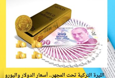 الليرة التركية تحت المجهر.. أسعار الدولار واليورو والذهب اليوم تسجل مستويات جديدة