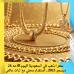 سعر الذهب في السعودية اليوم الأحد 28 ديسمبر 2025.. استقرار محلي مع ثبات عالمي