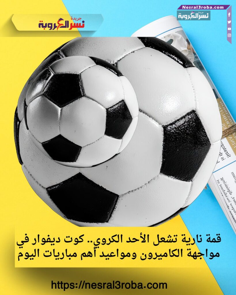 قمة نارية تشعل الأحد الكروي.. كوت ديفوار في مواجهة الكاميرون ومواعيد أهم مباريات اليوم