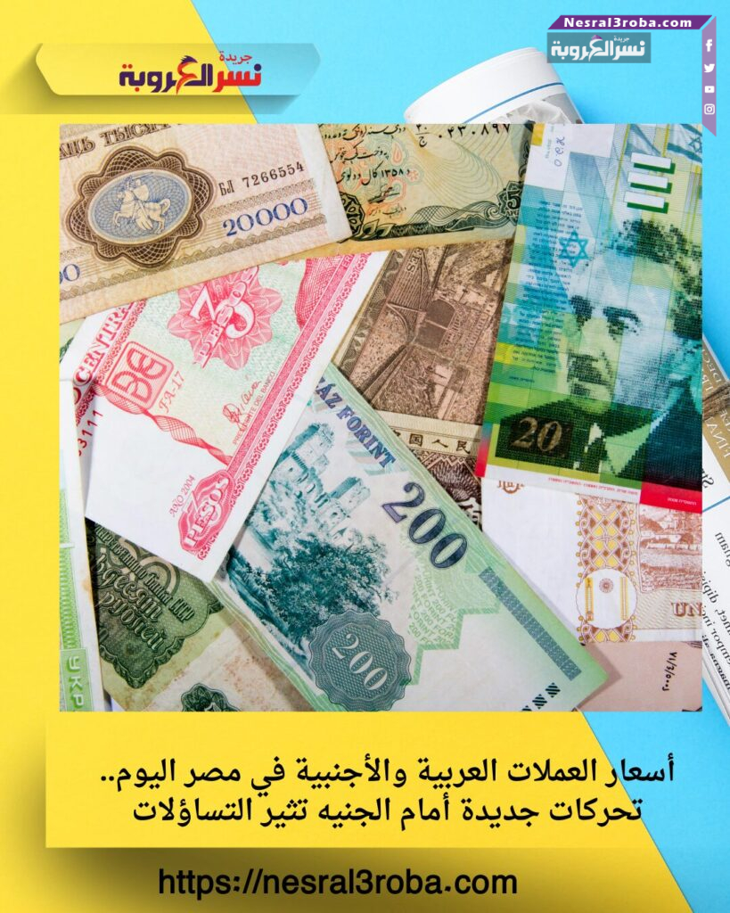 أسعار العملات العربية والأجنبية في مصر اليوم.. تحركات جديدة أمام الجنيه تثير التساؤلات