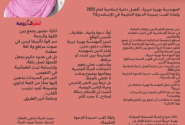 المهندسة بهيرة خيرية.. أفضل داعية إسلامية لعام 2025