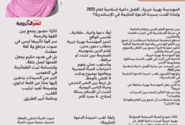 المهندسة بهيرة خيرية.. أفضل داعية إسلامية لعام 2025