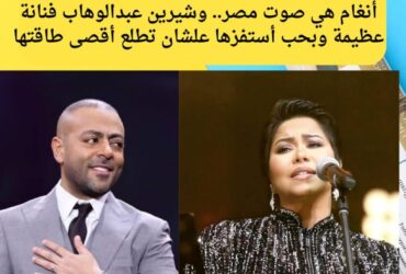 تامر عاشور: أنغام هي صوت مصر.. وشيرين عبدالوهاب فنانة عظيمة وبحب أستفزها علشان تطلع أقصى طاقتها