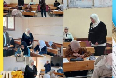 وكيل وزارة التعليم ببني سويف تواصل جولاتها الميدانية لمتابعة انتظام امتحانات نصف العام بالواسطى