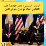 الرئيس السيسي: مصر حريصة على التعاون الجاد مع دول حوض النيل