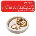 قفزة جديدة في سوق الصاغة.. سعر الذهب في مصر اليوم الثلاثاء 20 يناير 2026 وعيار 21 يسجل رقماً غير مسبوق