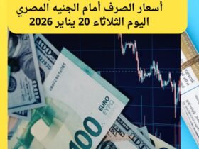 تحديثات العملات الآن.. أسعار الصرف أمام الجنيه المصري اليوم الثلاثاء 20 يناير 2026