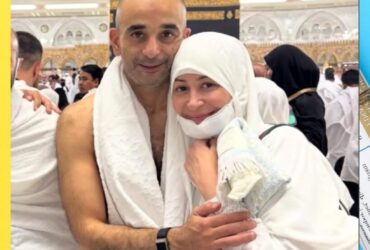 منة شلبي وزوجها أحمد الجنايني يؤدّون العمرة ويستقبلون 2026 من الحرم المكي 🤍🕋