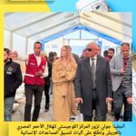 أنجلينا جولي تزور المركز اللوجيستي للهلال الأحمر المصري بالعريش