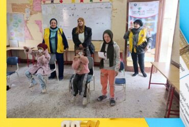 وكيل وزارة التعليم ببني سويف تتابع مبادرة عيون أطفالنا مستقبلنا